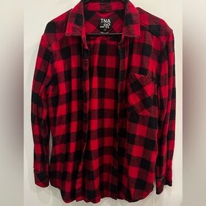 TNA (Aritiza) Plaid Button down